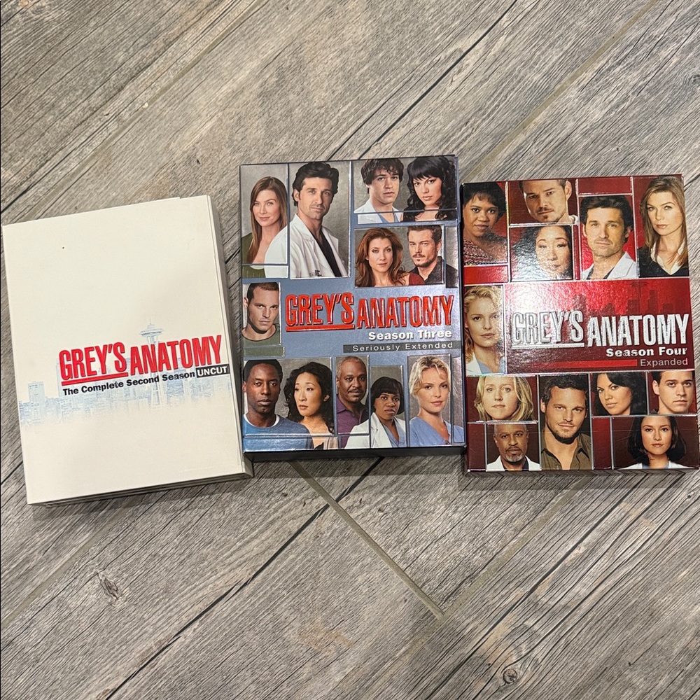 Grey's Anatomy DVD Box Set Collection Seasons 2-4